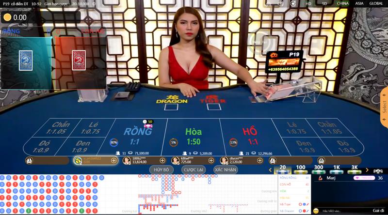 Luật lệ game rồng hổ online daga rất dễ hiểu đối với người mới