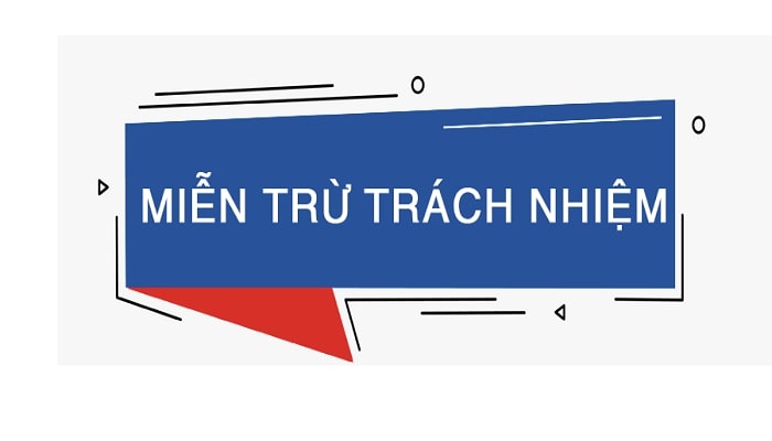 Điều khoản trong miễn trừ trách nhiệm tại Daga