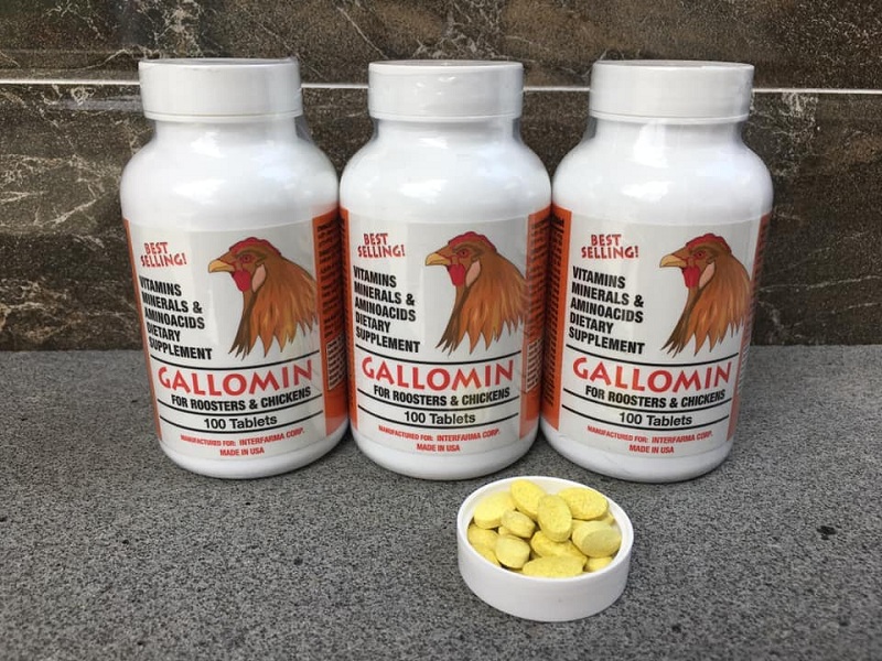 Gallomin bổ sung vitamin cùng nhiều khoáng chất, axit amin cho gà chiến